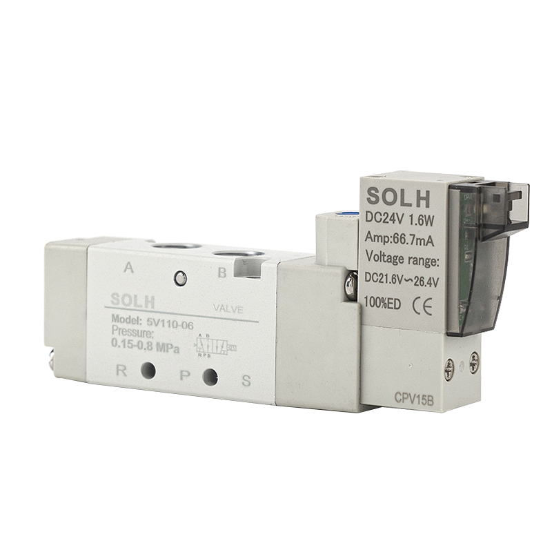 Katup Solenoid Seri 5V | 5/2 & 5/3 Cara