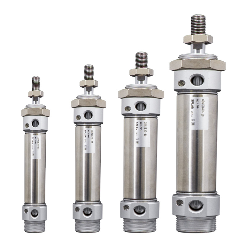 Silinder Mini Stainless Steel Seri CM2 / CDM2 (Aksi Ganda / Tunggal)