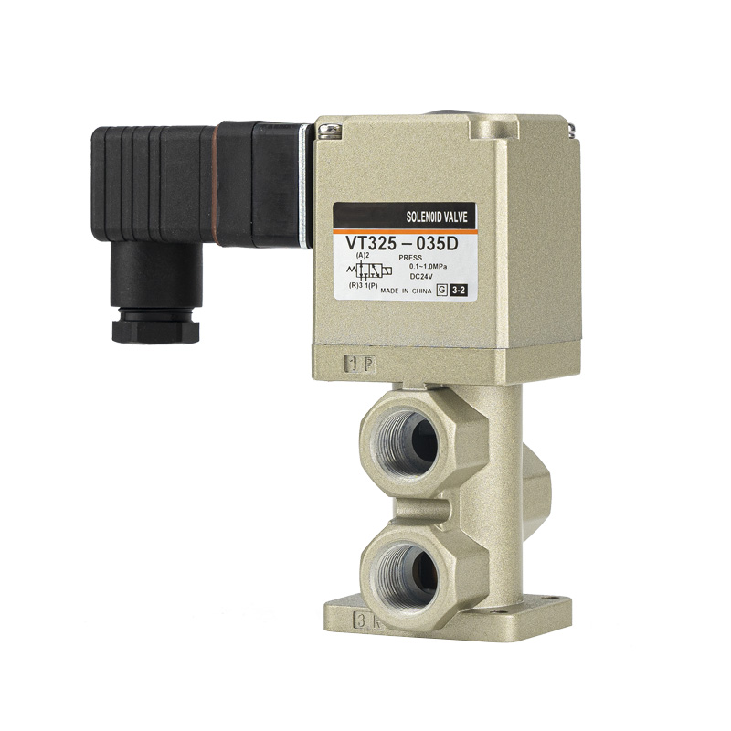VT325 3 Port Solenoid Valve/Jenis Poppet yang Dioperasikan Langsung